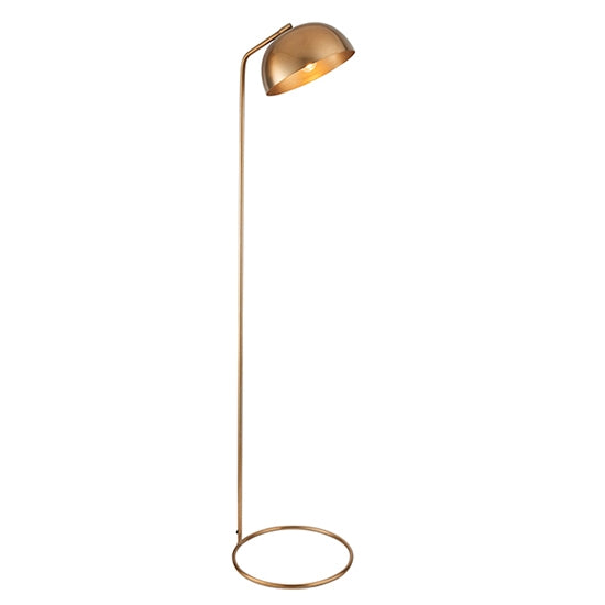 Brair Floor Lamp In Antique Brass