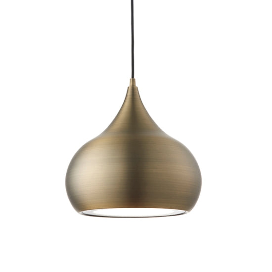 Brosnan Ceiling Pendant Light Matt Antique Brass
