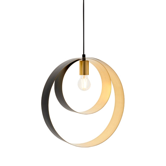 Cal Ceiling Pendant Light Satin Brass Matt