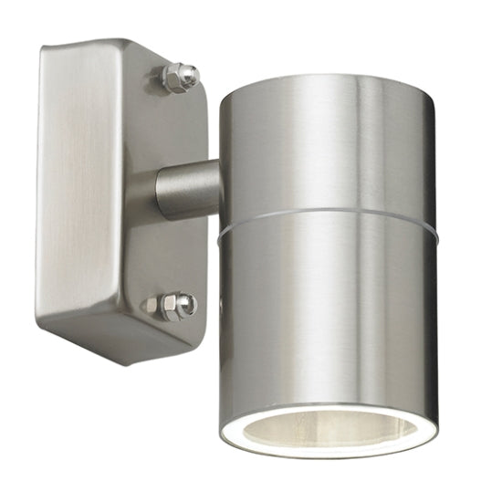 Canon Small Pir 2 Lights Wall Light In Polished Stainless Steel