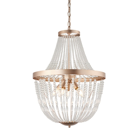 Celine 5 Lights Clear Glass Ceiling Pendant Light