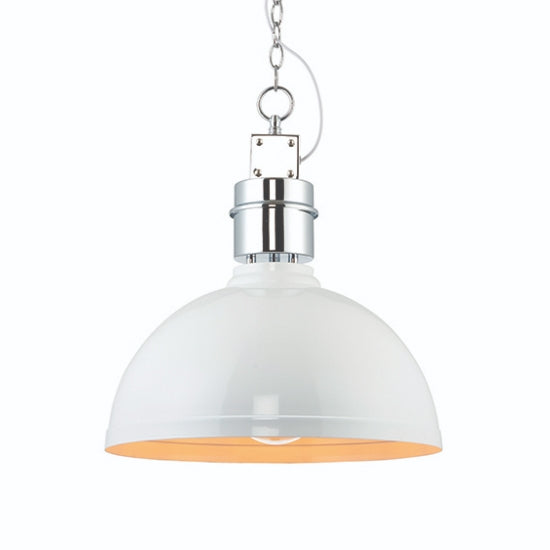 Collingham Gloss Ceiling Pendant Light Satin Chrome