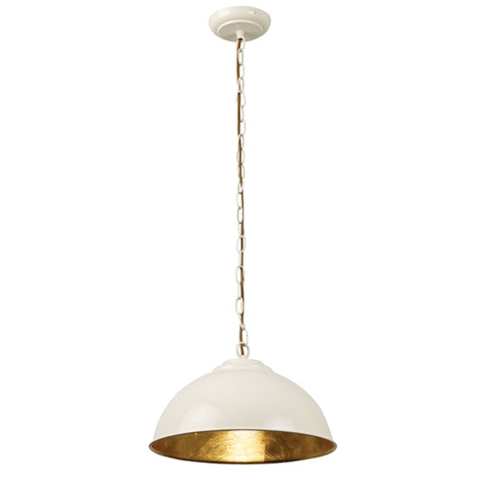 Colman Gloss Ceiling Pendant Light Gold Leaf