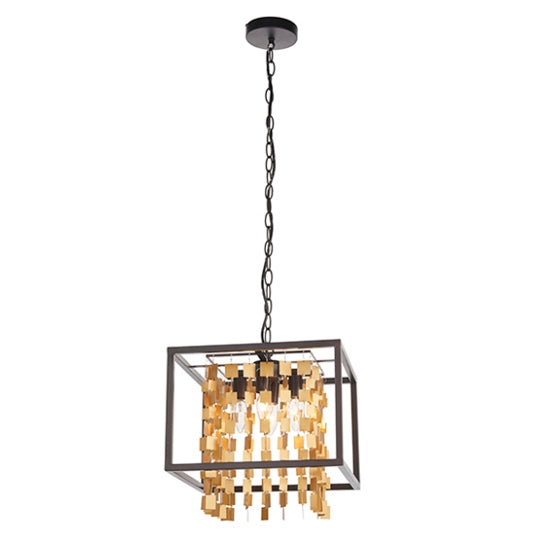 Daya 4 Lights Ceiling Pendant Light Matt Matt Gold