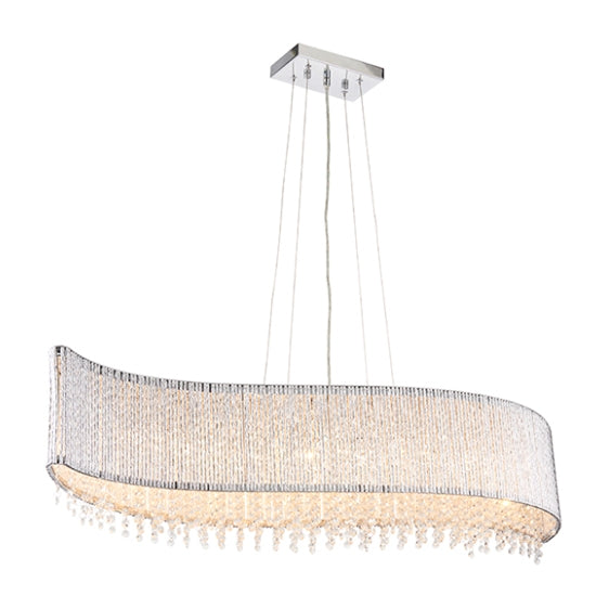 Galina 8 Lights Ceiling Pendant Light Polished chrome