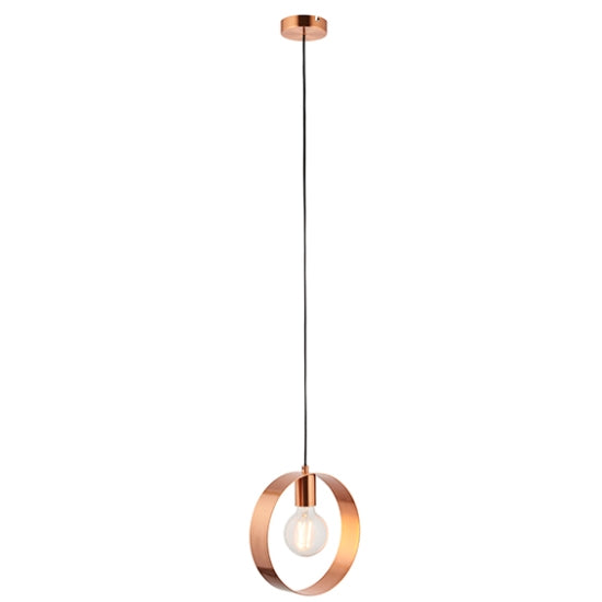 Hoop Ceiling Pendant Light Brushed