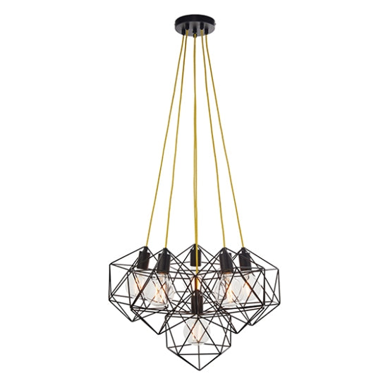 Icosa 6 Lights Ceiling Pendant Light Matt
