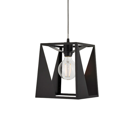 Kolo Dark Grey Fabric Flex Ceiling Pendant Light Matt Black
