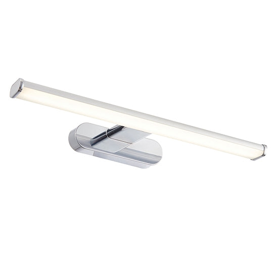 Moda Frosted Shade Wall Light In Chrome