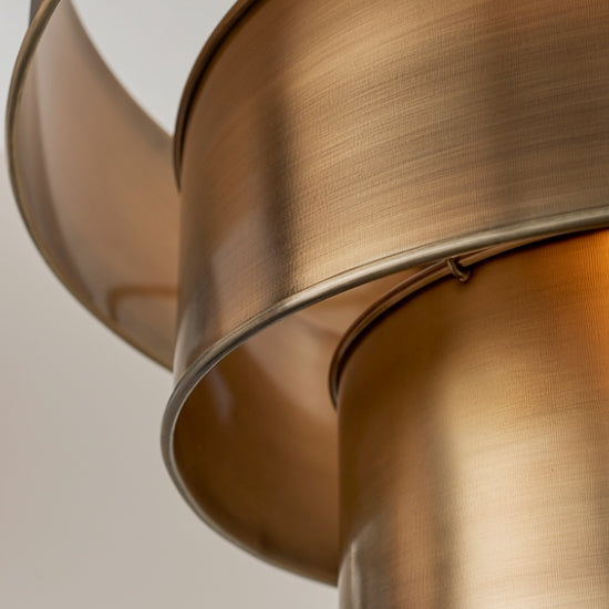 Morad Ceiling Pendant Light In Aged Brass
