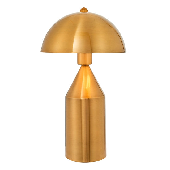 Nova Table Lamp In Antique Brass And Gloss White