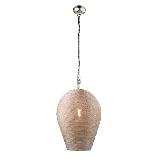 Paresh Ceiling Pendant Light Polished Nickel