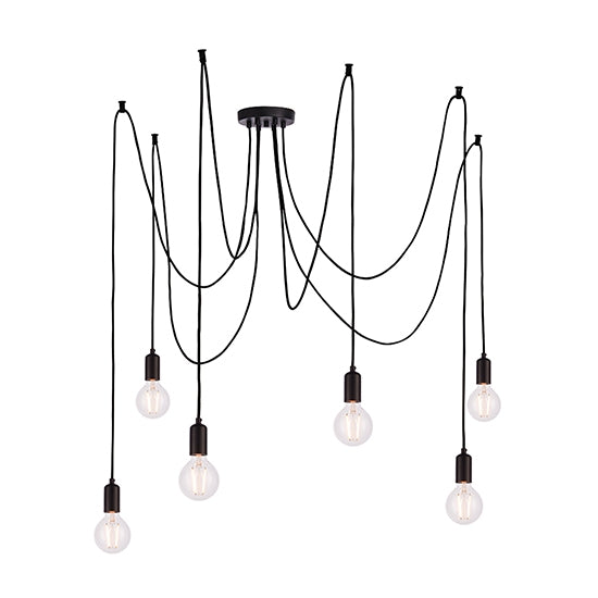 Studio 6 Lights Ceiling Pendant Light Matt