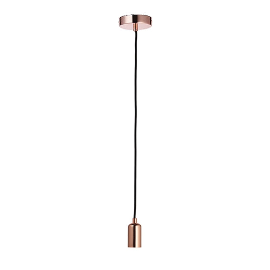 Studio Ceiling Pendant Light In Copper
