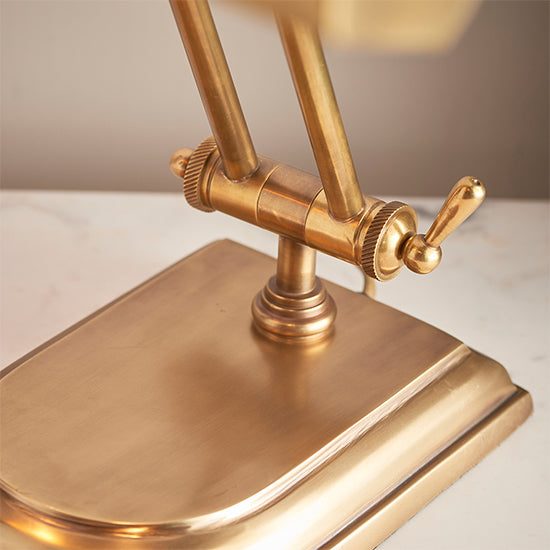 Winchester Table Lamp In Solid Brass