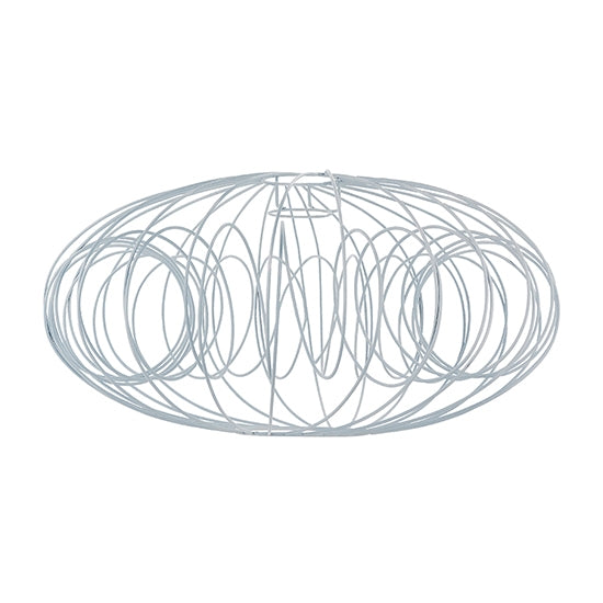 Yara Curved Loop Wire Pendant Shade In Matt White